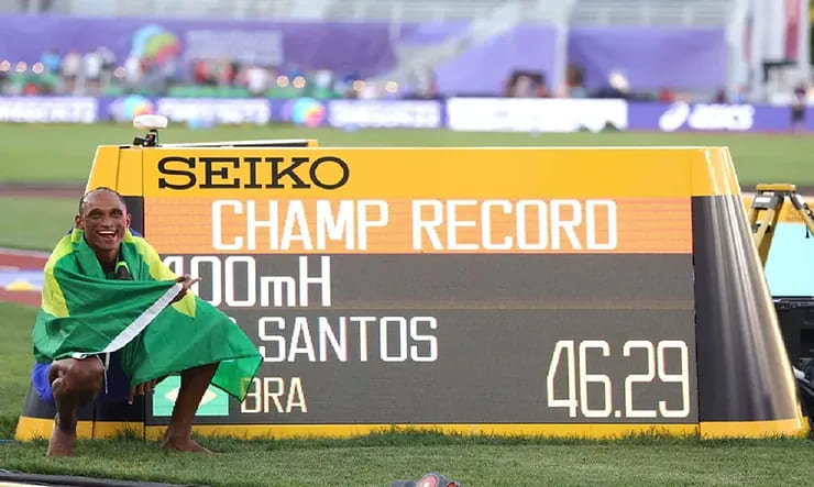 Alison dos Santos conquista medalha de ouro