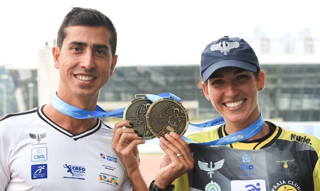 Viviane Lyra e Caio Bonfim ganham ouros no Troféu Brasil.